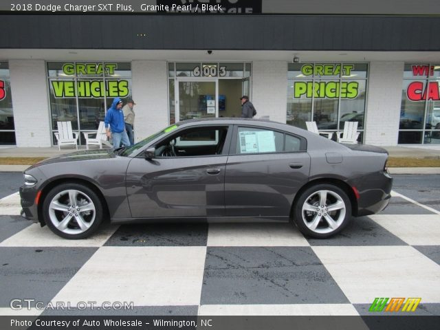 2018 Dodge Charger SXT Plus in Granite Pearl