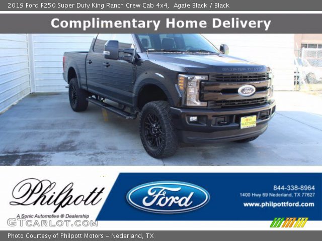 2019 Ford F250 Super Duty King Ranch Crew Cab 4x4 in Agate Black