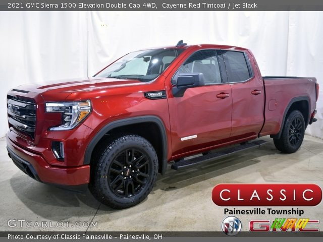 2021 GMC Sierra 1500 Elevation Double Cab 4WD in Cayenne Red Tintcoat