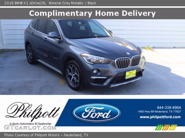 2018 BMW X1 sDrive28i in Mineral Grey Metallic