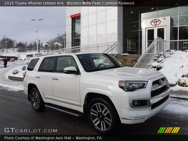 2016 Toyota 4Runner Limited 4x4 in Blizzard White Pearl