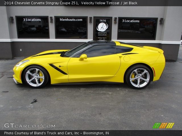 2014 Chevrolet Corvette Stingray Coupe Z51 in Velocity Yellow Tintcoat