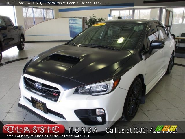 2017 Subaru WRX STI in Crystal White Pearl