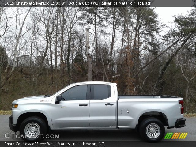 2019 Chevrolet Silverado 1500 WT Double Cab 4WD in Silver Ice Metallic