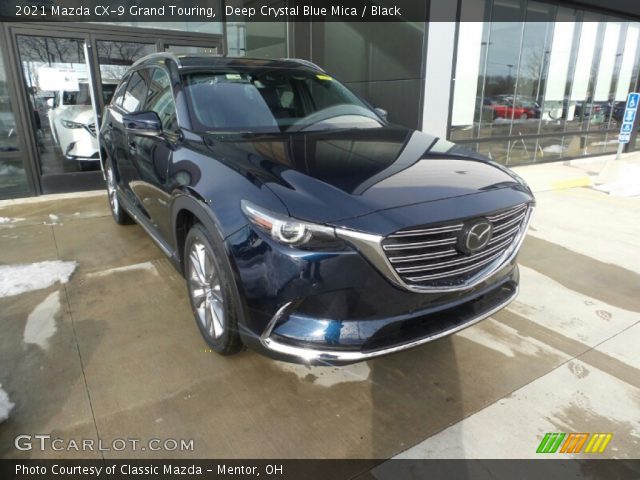 2021 Mazda CX-9 Grand Touring in Deep Crystal Blue Mica