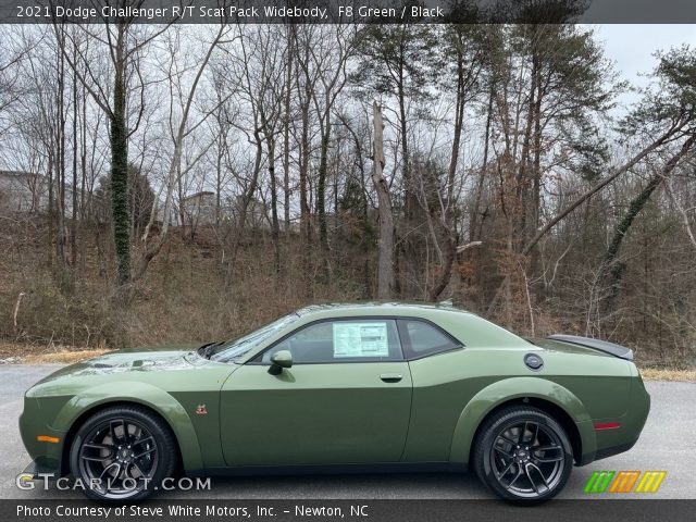 2021 Dodge Challenger R/T Scat Pack Widebody in F8 Green