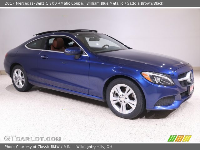 2017 Mercedes-Benz C 300 4Matic Coupe in Brilliant Blue Metallic