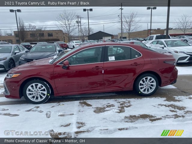 2021 Toyota Camry LE in Ruby Flare Pearl