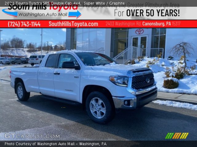 2021 Toyota Tundra SR5 Double Cab 4x4 in Super White