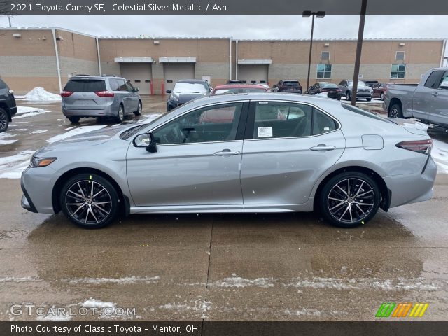 2021 Toyota Camry SE in Celestial Silver Metallic