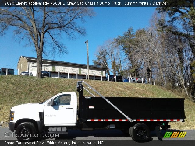 2020 Chevrolet Silverado 4500HD Crew Cab Chassis Dump Truck in Summit White