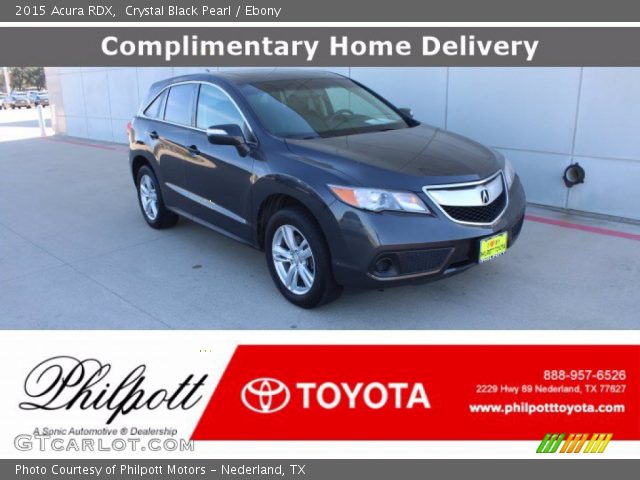 2015 Acura RDX  in Crystal Black Pearl