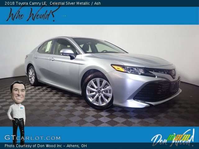 2018 Toyota Camry LE in Celestial Silver Metallic