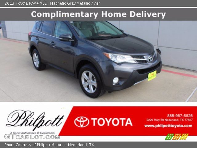 2013 Toyota RAV4 XLE in Magnetic Gray Metallic