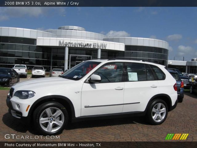 2008 BMW X5 3.0si in Alpine White