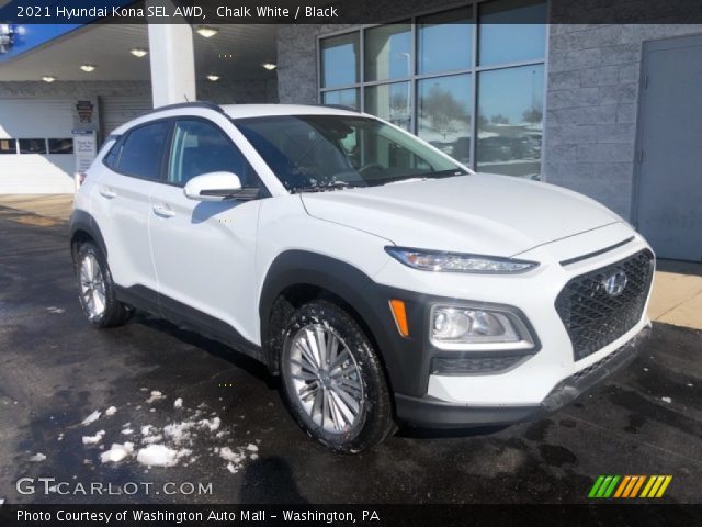 2021 Hyundai Kona SEL AWD in Chalk White