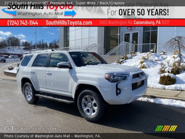 2021 Toyota 4Runner SR5 Premium 4x4 in Super White