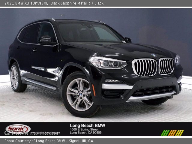 2021 BMW X3 sDrive30i in Black Sapphire Metallic
