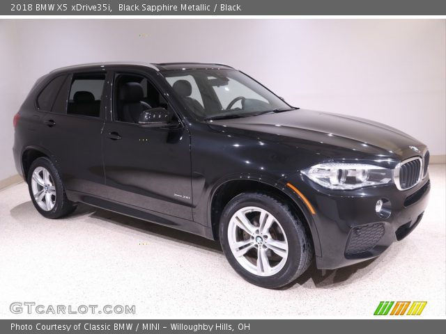 2018 BMW X5 xDrive35i in Black Sapphire Metallic