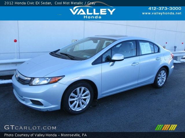 2012 Honda Civic EX Sedan in Cool Mist Metallic