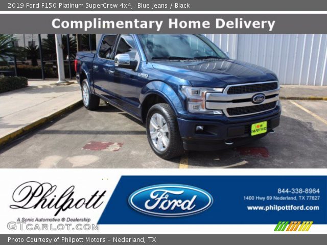 2019 Ford F150 Platinum SuperCrew 4x4 in Blue Jeans