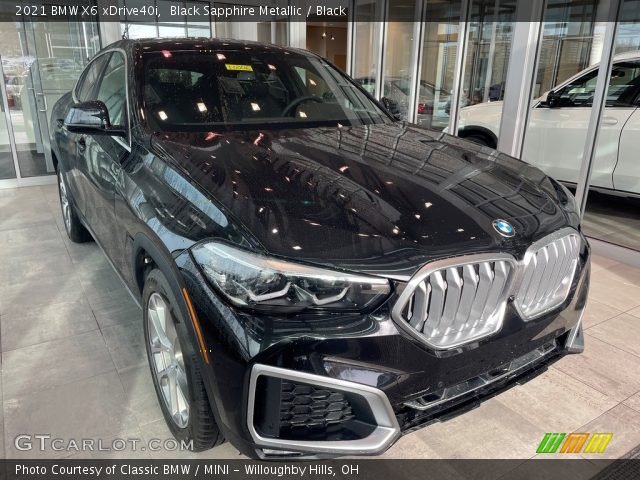 2021 BMW X6 xDrive40i in Black Sapphire Metallic