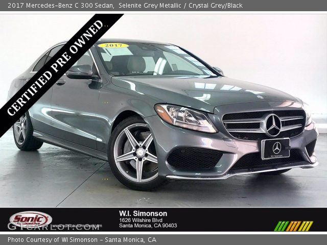 2017 Mercedes-Benz C 300 Sedan in Selenite Grey Metallic