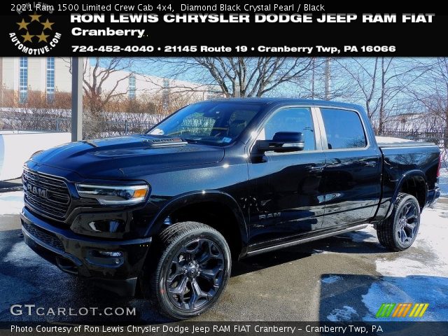 2021 Ram 1500 Limited Crew Cab 4x4 in Diamond Black Crystal Pearl
