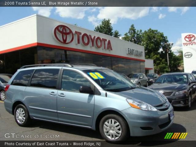 2008 Toyota Sienna LE in Blue Mirage Metallic
