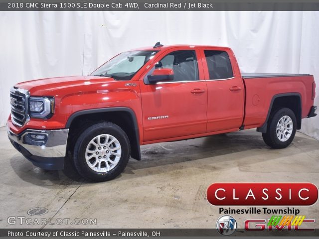 2018 GMC Sierra 1500 SLE Double Cab 4WD in Cardinal Red