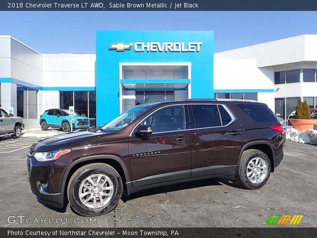 2018 Chevrolet Traverse LT AWD in Sable Brown Metallic