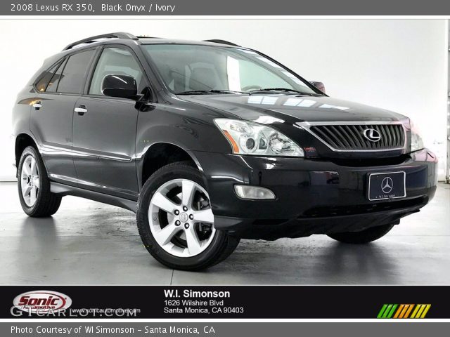 Black Onyx 2008 Lexus RX 350 Ivory Interior GTCarLot Black Onyx 2008 Lexus RX 350 Ivory Interior GTCarLot