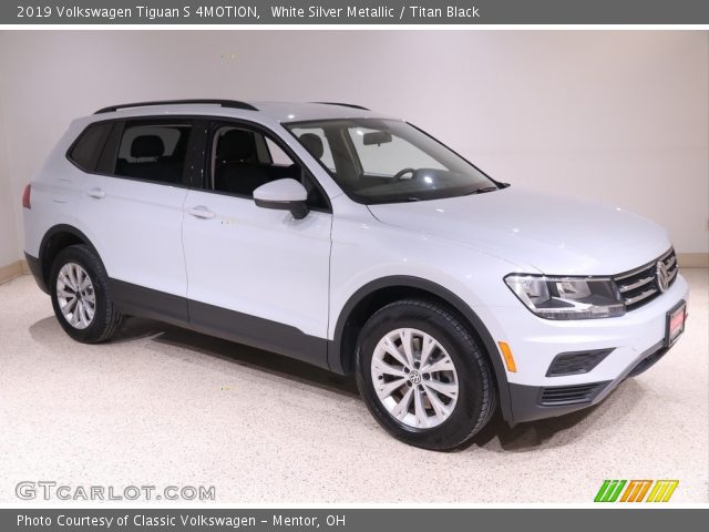 2019 Volkswagen Tiguan S 4MOTION in White Silver Metallic