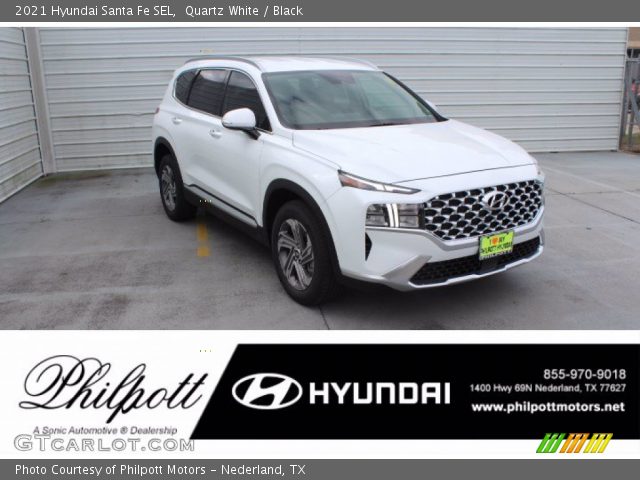 2021 Hyundai Santa Fe SEL in Quartz White