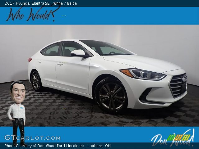 2017 Hyundai Elantra SE in White