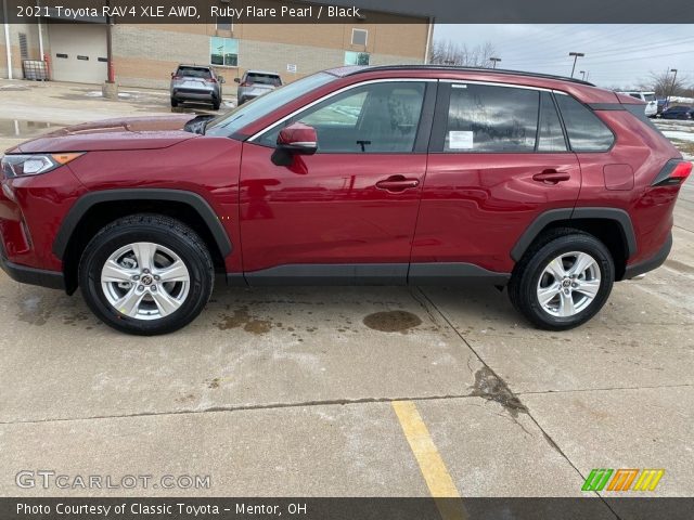 2021 Toyota RAV4 XLE AWD in Ruby Flare Pearl