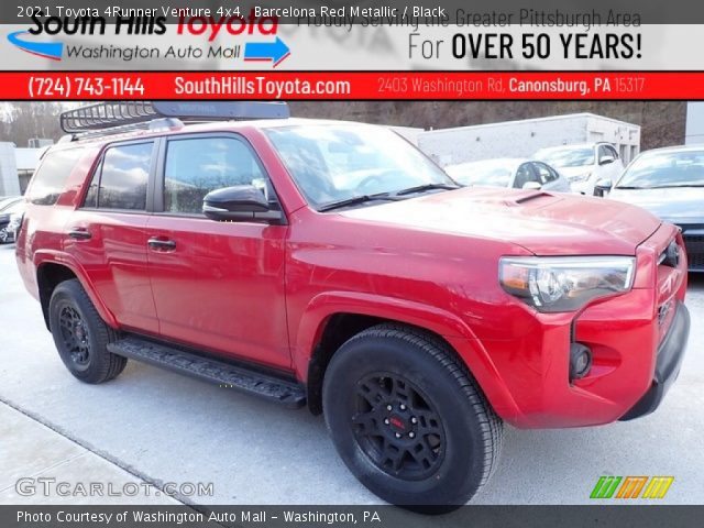 2021 Toyota 4Runner Venture 4x4 in Barcelona Red Metallic