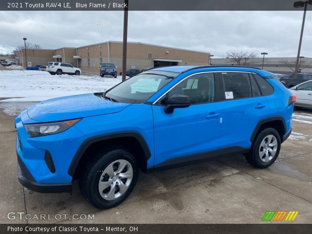 2021 Toyota RAV4 LE in Blue Flame