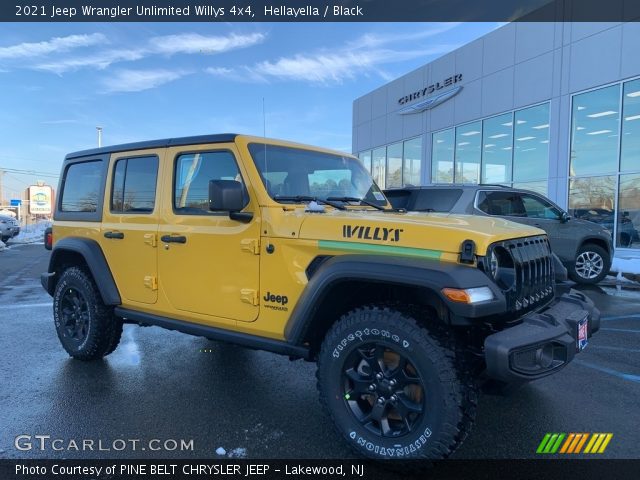 2021 Jeep Wrangler Unlimited Willys 4x4 in Hellayella