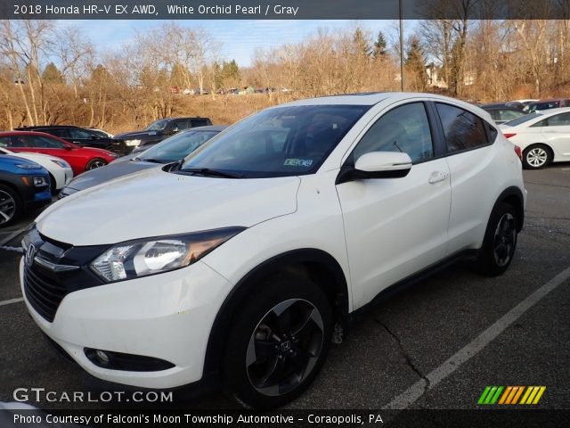 2018 Honda HR-V EX AWD in White Orchid Pearl