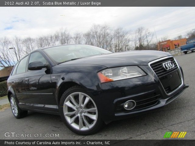 2012 Audi A3 2.0T in Scuba Blue Metallic