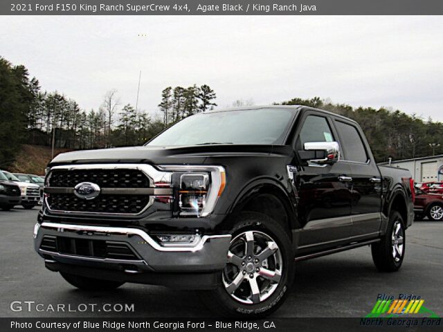 2021 Ford F150 King Ranch SuperCrew 4x4 in Agate Black