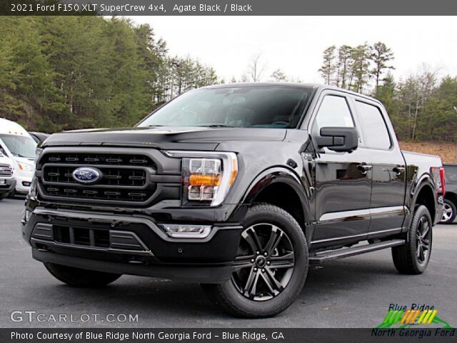 2021 Ford F150 XLT SuperCrew 4x4 in Agate Black