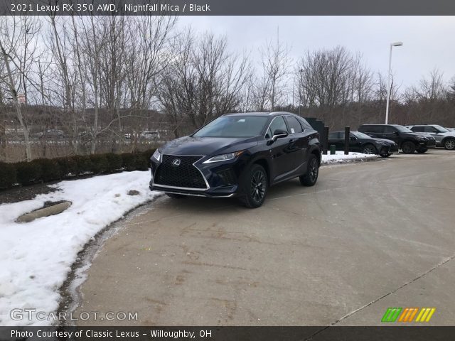 2021 Lexus RX 350 AWD in Nightfall Mica