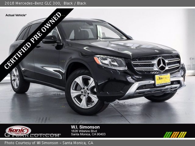 2018 Mercedes-Benz GLC 300 in Black