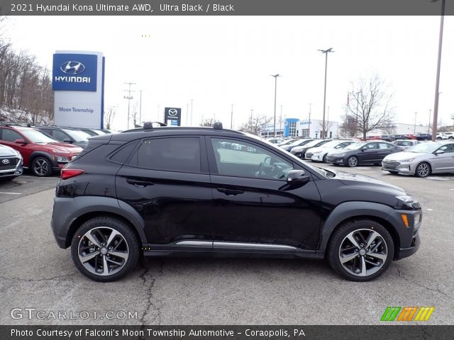 2021 Hyundai Kona Ultimate AWD in Ultra Black