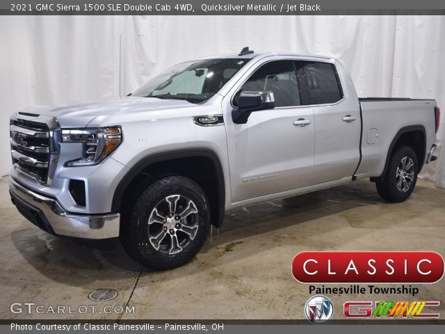 2021 GMC Sierra 1500 SLE Double Cab 4WD in Quicksilver Metallic