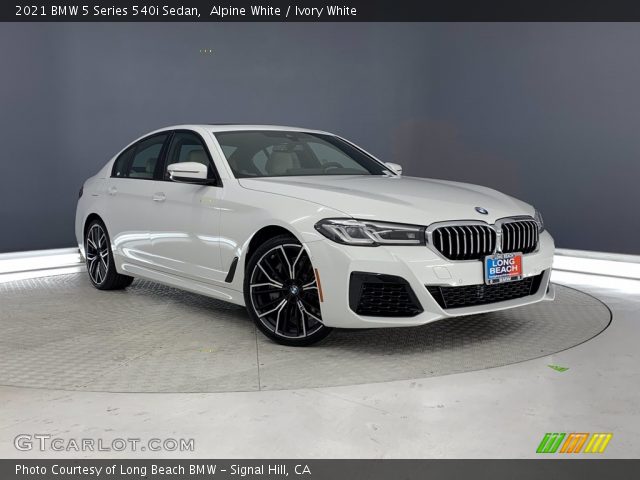 2021 BMW 5 Series 540i Sedan in Alpine White