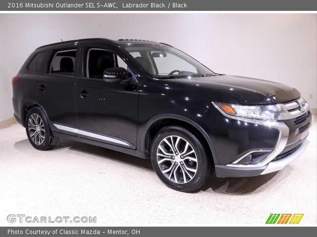 2016 Mitsubishi Outlander SEL S-AWC in Labrador Black