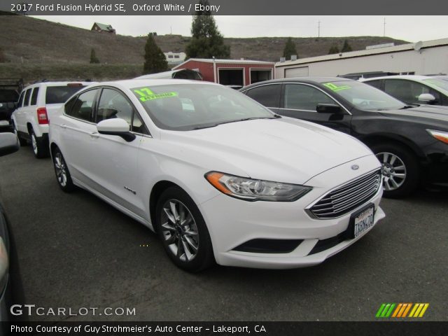 2017 Ford Fusion Hybrid SE in Oxford White